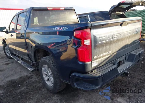 2022 Chevrolet Silverado 1500 Ltd 4Wd Short Bed Custom z USA, uszkodzony, nr VIN 1GCPYBEK6NZ235194